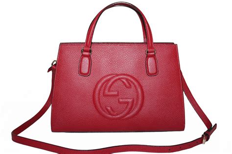 red soho gucci bag|Gucci red soho crossbody bag.